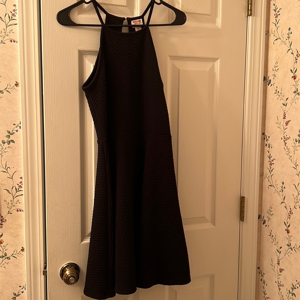 Mossimo black strappy dress, size small